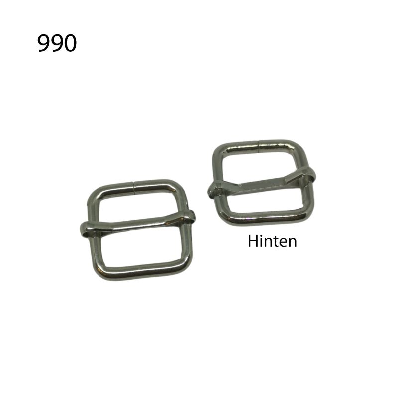 [623 3420 990] Gurtverschieber / Leiterschnalle 20mm (990 Silber)