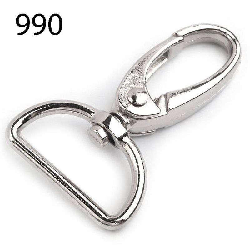 [616 6225 990] Karabinerhaken 25mm - Diverse Farben (990 Silber)