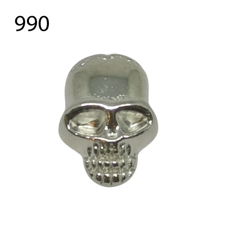 [672 4934 990] Zierniete Skull (990 Silber)