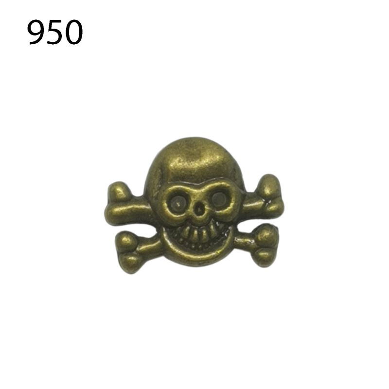[672 7521 950] Zierniete Skull (950 Altmessing)