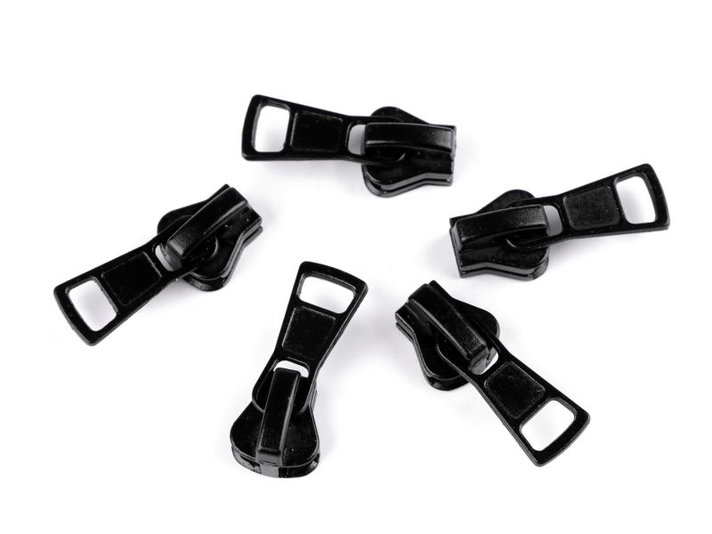 [180 4508 820] Zipper / Schieber für Endlosreissverschlüsse 8 mm (820 Schwarz)