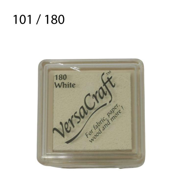 [606 1111 101] Stempelkissen Versa Craft 2.5 x 2.5cm (101 Weiss)