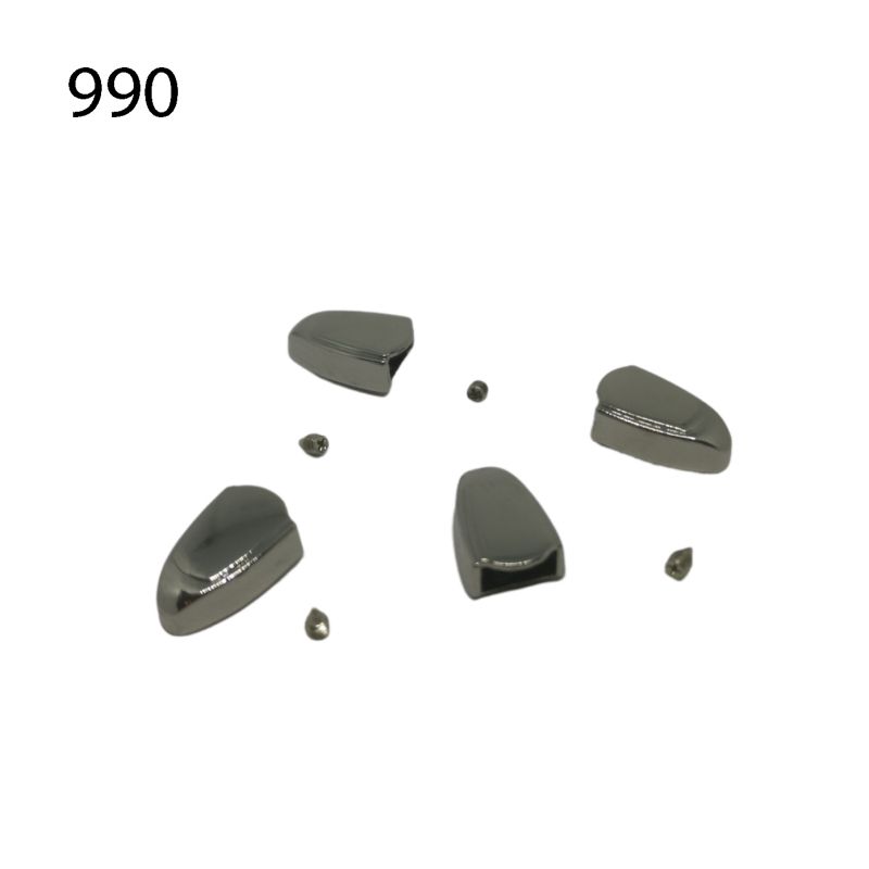 [610 1218 990] Reissverschluss Endstück zum schrauben 12 x 18mm (990 Silber)
