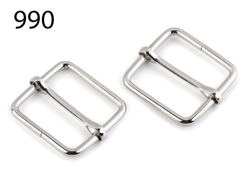 [623 4825 990] Verschieber / Leiterschnalle für 25mm Bänder (990 Silber)