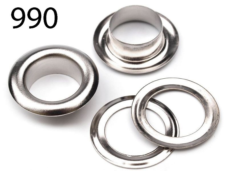 [671 4510 990] Ösen Ø 10 mm (990 Silber)