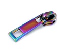 Zipper (Schieber) 5 mm Regenbogen