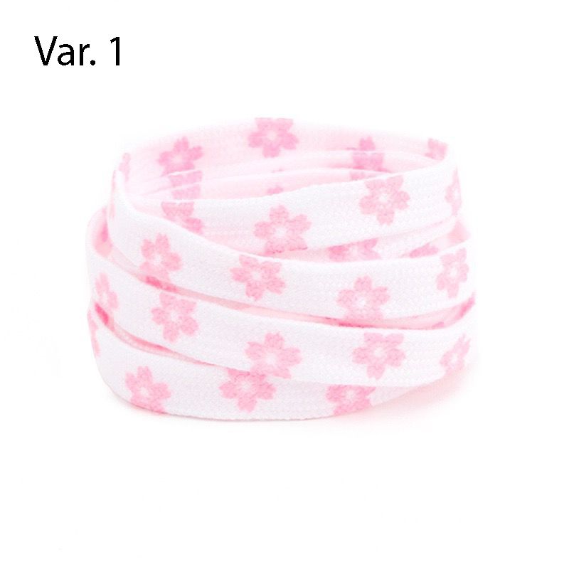 [372 1542 001] Flache Kordel 120cm mit Blumen (Variante 1)