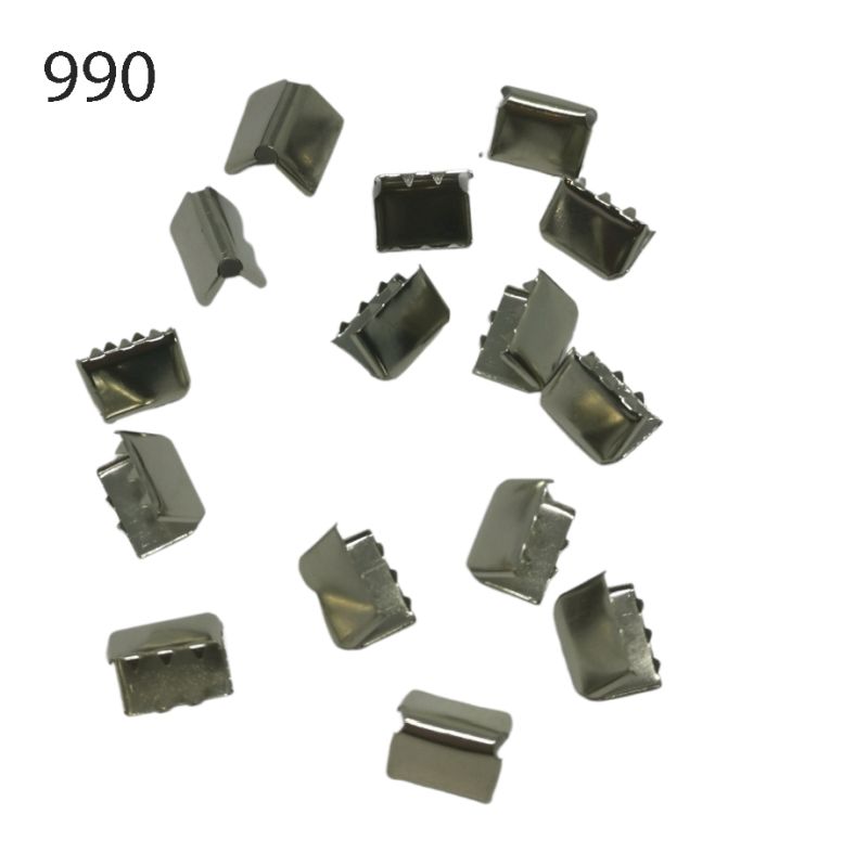 [610 6510 990] Endstück aus Metall 10 mm (990 Silber)