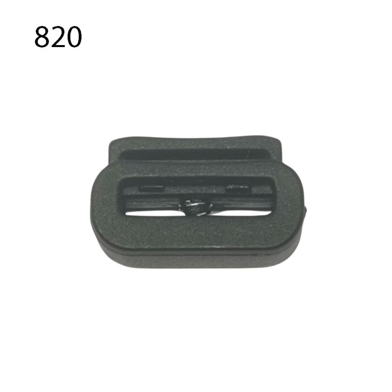 [619 1213 820] Kordelstopper für flache Kordeln 12-13mm (820 Schwarz)