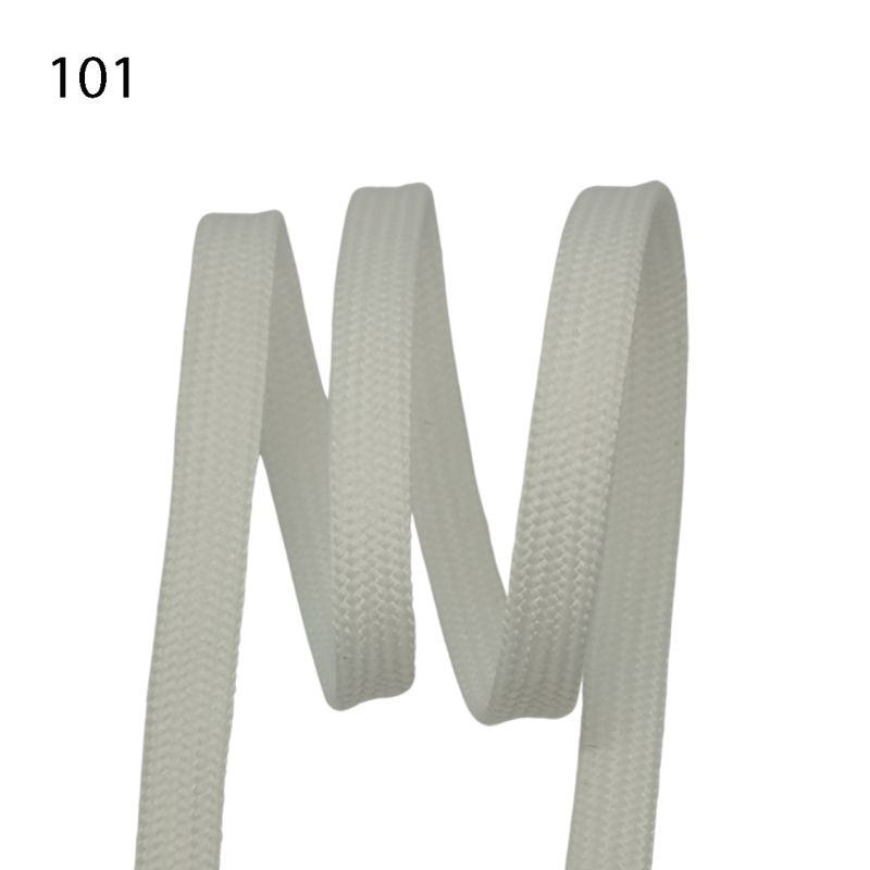[372 6651 101] Flache Kordel 10mm (101 Weiss)