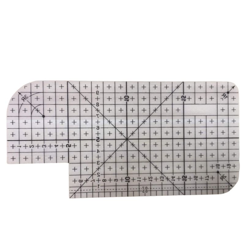 [646 1020 000] Bügellineal 10 x 20 cm