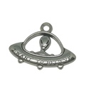 Anhänger Alien im Ufo 30 x 23mm