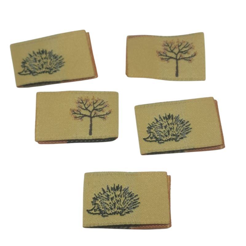 Weblabel Herbstliebe / Igel 15 x 23 mm