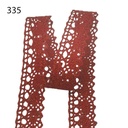 Spitze mit Glitzer 2.5cm