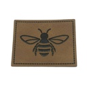 "Biene" Kunstleder Label 4.5 x 3.5 cm