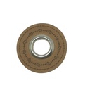 Ösenpatch rund "Herzen" 32 mm