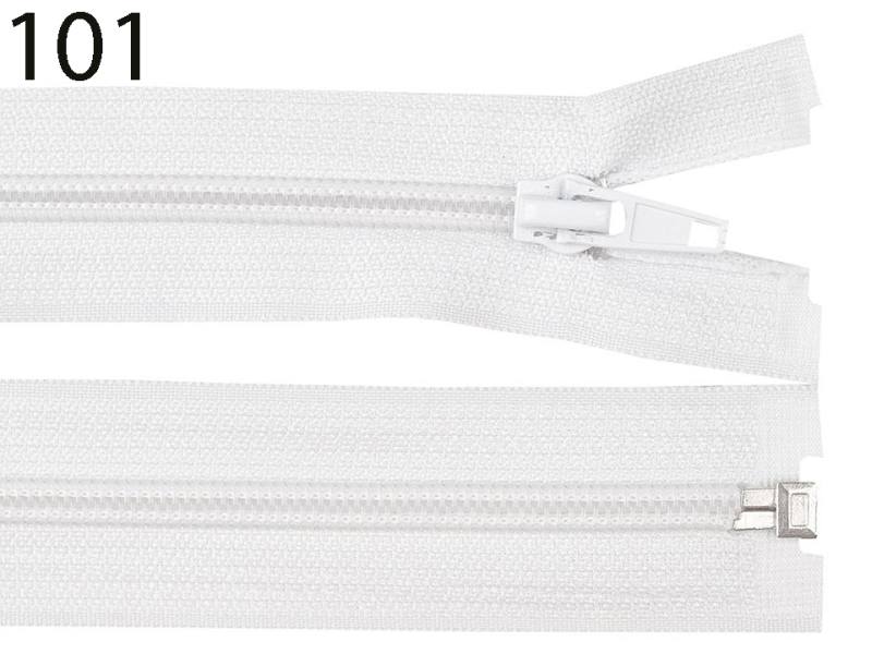 [130 3330 101] Teilbarer Reissverschluss 30 cm - Diverse Farben (101 Weiss)
