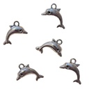 Anhänger Delfin 17 x 11 mm