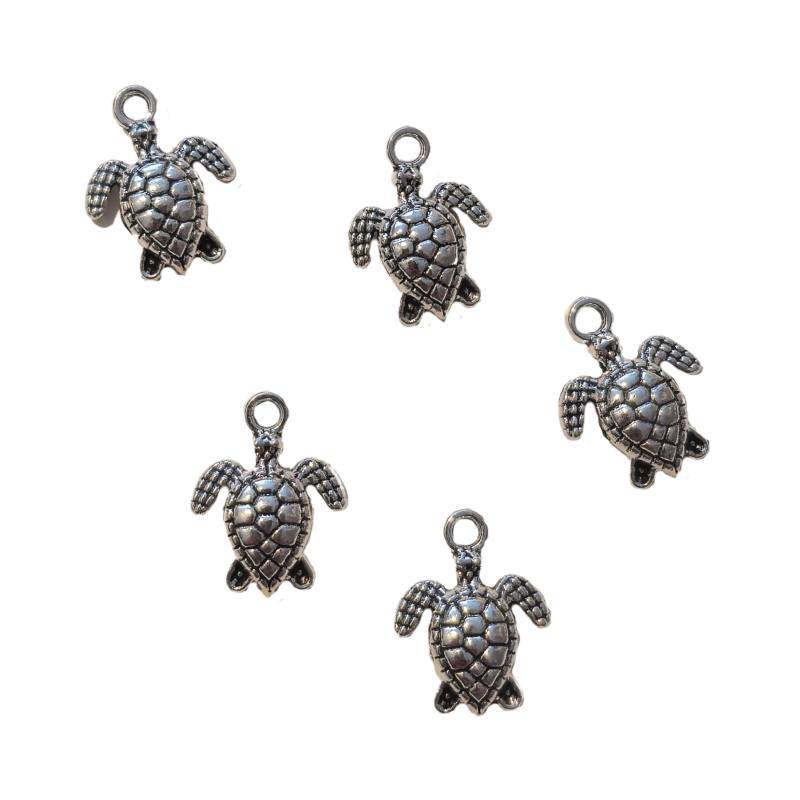 [645 6147 990] Anhänger Schildkröte 12 x 16 mm