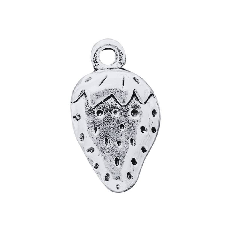 [645 6156 990] Anhänger Erdbeere 10 x 17 mm