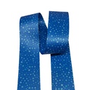Gemustertes Gurtband 38 mm "blaue Ringe"