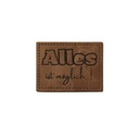 "Alles ist möglich" Label 4 x 3 cm